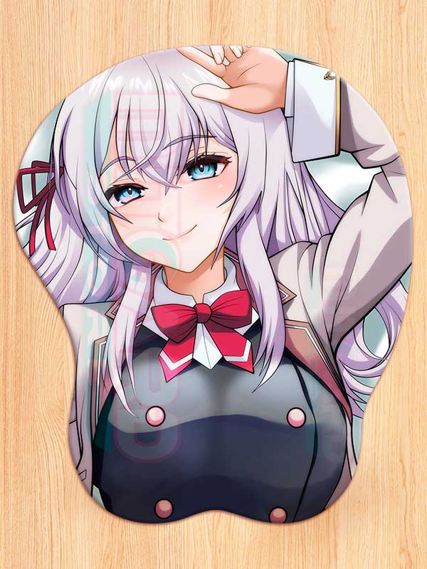 Alisa "Alya" Mikhailovna 3D Mouse pad with Gel Wrist rest